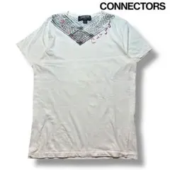 CONNECTERS Vネックデザイン Tシャツ M