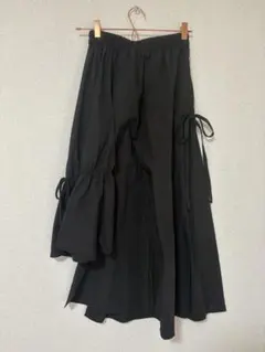 jouetie アシメギャザーロングスカート　黒 ジュエティ