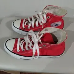 レッド ALL STAR ハイカットスニーカー