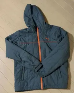 PUMA グレー ジャケット キルティング　メンズLサイズ