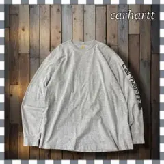 carhartt カーハート スリーブロゴ 長袖Tシャツ ロンT カットソー