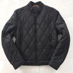 BOSS キルティング ジャケット ブラック/グレー テクニカルキルティングジャケット（ブルゾン）｜BLACK LABEL