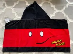 ディズニー　Mickeymouseタオルポンチョ