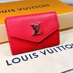 ✨美品✨ルイヴィトン ポルトフォイユ　ロックミニ 三つ折り財布 ピンク RFID