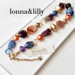 【L2402】Lonna & Lilly/天然石ミクス系/希少/多彩ネックレス
