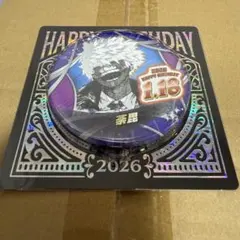 ヒロアカ　荼毘　バースデイ　缶バッジ