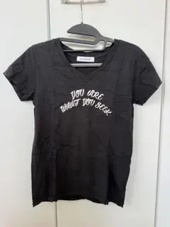 AZUL BY MOUSSY ブラック Vネック Tシャツ