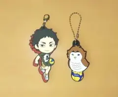 ハイキュー!! 赤葦 一番くじ ラバーチャー MIKASA キャララバー セット