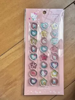 国内正規品　おはじきふうシール　サンリオ　ハローキティ　キティー　おはじきシール