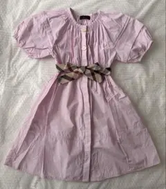 ダックス　DAKS キッズ　子供　ワンピース　120 薄ピンク色　リボンのサムネイル