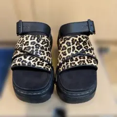 どらまる様専用 最安値 Dr. Martens ハラコ厚底サンダル 25センチ