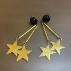 アンティーク　お星様イヤリング