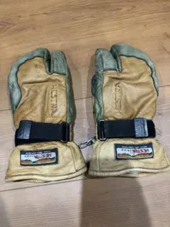 HESTRA GROVE 3フィンガーグローブ レザー　ミトン