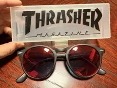 モリタポンさん専用　THRASHER サングラス レッドレンズ ケース付きのサムネイル