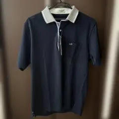 Crocodile ポロシャツ ネイビー Lサイズ
