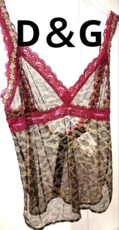あのちゃんルックD&G シアーなパワーネット　女子力上がるキャミソールドルガバのサムネイル