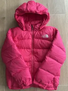 美品♪THE NORTH FACE フード付きダウンジャケット 140 ピンク