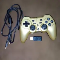 HORI ゴールド PSスタイル コントローラー USB接続