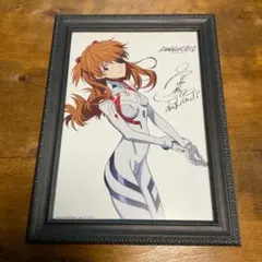 A4額装 EVANGELION 劇場版 アスカ 綾波レイ 両面デザイン