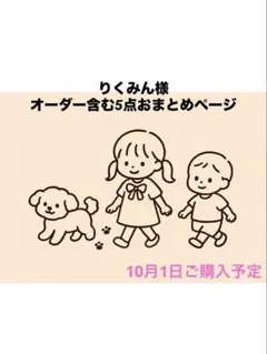 りくみん様専用　オーダー含む5点おまとめ