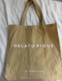 ジェラピケ gelato pique トートバッグ イエロー マチありのサムネイル