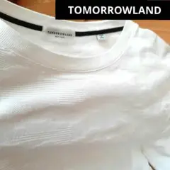 TOMORROWLAND トゥモローランド ホワイト 厚地半袖シャツ 日本製