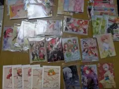 五等分の花嫁ウエハースカード 他