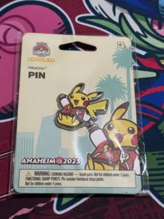 wcs2025 アナハイム限定 デッキシールド スリーブ ピカチュウ ポケモン