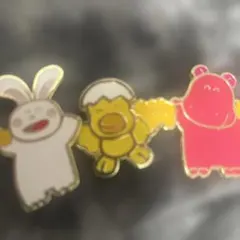 たべっ子どうぶつ　うさぎ、ひよこ、かば　マグネット3点セット