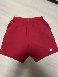 YONEX バドミントンパンツ 赤 S - メルカリ