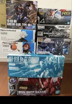 ガンプラ まとめ売り MG ジェガン HGガブスレイ バウ 他 - メルカリ