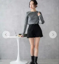 WEGO 台形デニムショートパンツ　S