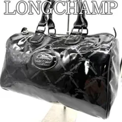 ロンシャン LONGCHAMP エナメル パテント ミニボストン 光沢 Y2Kのサムネイル