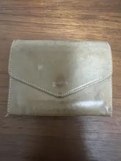genten レザー 二つ折り財布