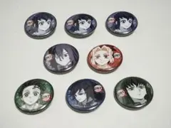 鬼滅の刃　柱稽古編　32㎜くじ引き缶バッジ　第三話　炭治郎・義勇等８個セット