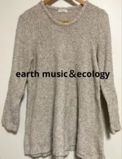 earth music＆ecologyラメセーター