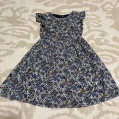 BeBe 花柄 ワンピース リバティ 120