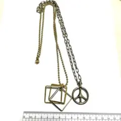 カジュアル　ネックレス　2本　セット