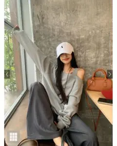 GRL ワンショルダースウェットトップス[ac2502]