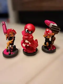 amiibo　Splatoon　タコ　タコガール　タコボーイ 3体セット