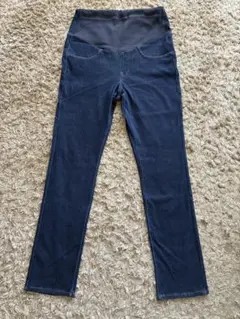 マタニティ デニムパンツ スキニーフィット S