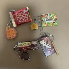 ミニチュアお菓子４点セット　ガチャガチャ