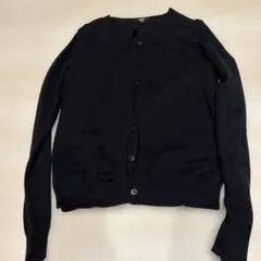 UNIQLO 黒 長袖カーディガン