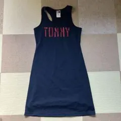 TOMMY JEANS ネイビー ミニワンピース