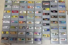 SFC スーパーファミコン ソフトのみ ダブりなし　63本セット　まとめ売り