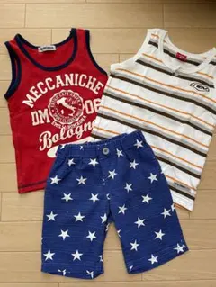 タンクトップ、パンツ男児110センチ　3点まとめ売り