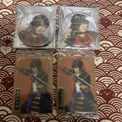 刀ミュ 目出度歌誉花舞 十周年 缶バッジ クリアカード 大倶利伽羅