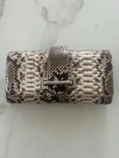 ☆未使用に近い☆ 三京商会パイソンレザー長財布