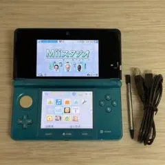 動作確認済⭐️ Nintendo 3DS 本体　ニンテンドー　アクアブルー