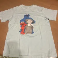 Kaws Sesame Street クッキーモンスター Tシャツ XLサイズ